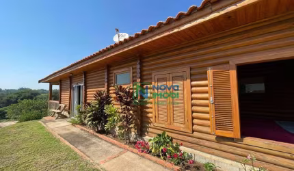 Viva o Sonho à Beira da Represa: Casa de Madeira em Condomínio Fechado a Venda, Santa Maria da Serras - SP
