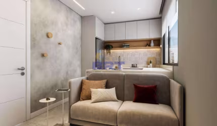 Estúdio à venda em Curitiba, Jardim Botânico, com 1 quarto, com 21.73 m², Connect