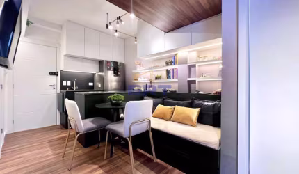 Apartamento garden totalmente mobiliado com 1 quarto