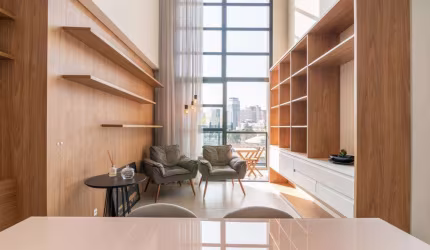 Apartamento ensolarado com 2 quartos no Alto da Glória