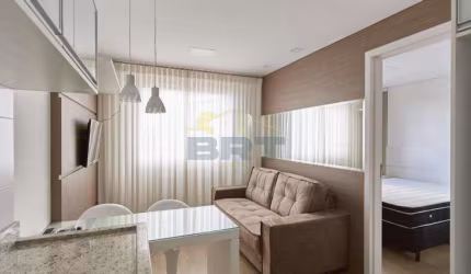 Apartamento para alugar em Curitiba, Água Verde, com 1 suíte, com 26 m², Easy Life Silva Jardim