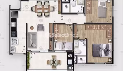 Apartamento à venda, Vila Bocaina, Mauá, SP