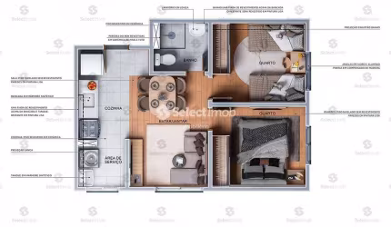 Apartamento NA PLANTA à venda, Vila João Ramalho, Santo André, SP