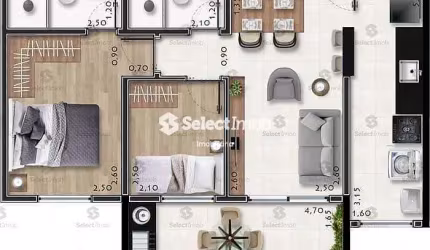 Apartamento NA PLANTA à venda, Vila Bocaina, Mauá, SP