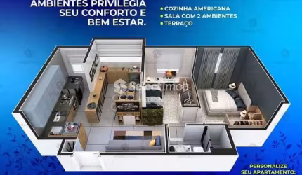 Apartamento NA PLANTA à venda, Casa Branca, Santo André, SP