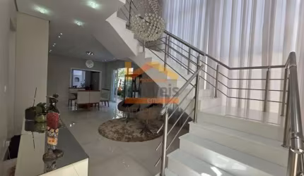 Casa em Condomínio à Venda em Americana-SP - 5 quartos, 3 suítes, 2 salas, 5 banheiros, 4 vagas, 304m²