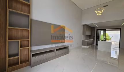 Casa de alto padrão no Condomínio Jardim Recanto das Águas em Nova Odessa-SP: 3 suítes, 2 salas, 4 banheiros, 4 vagas, 180m²
