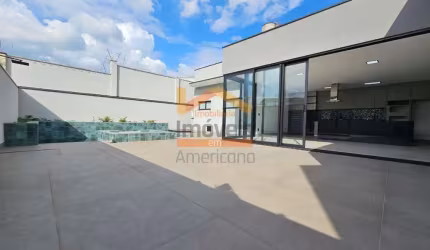 Imóvel de luxo no Loteamento Residencial Jardim Villagio: casa de 3 quartos com 3 suítes, 2 salas e 280m² em Americana-SP.