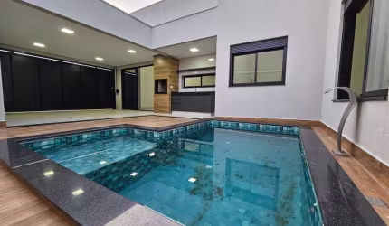Casa de alto padrão em condomínio no Jardim das Flores, Santa Bárbara Doeste-SP: 3 quartos, 1 suíte, 2 salas, 2 banheiros, 4 vagas de garagem, 150m².