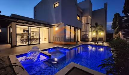 Casa de luxo à venda em condomínio exclusivo de Americana-SP: 4 quartos, 4 suítes, 3 salas, 4 banheiros, 6 vagas, 330m².