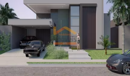 Oportunidade única: Casa de alto padrão em condomínio à venda em Americana-SP, 3 quartos, 3 suítes, 3 salas, 4 banheiros, 4 vagas de garagem, 237m².