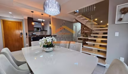 Cobertura de luxo à venda em Americana-SP, no Jardim São Paulo: 4 quartos, 1 suíte, 3 salas, 3 banheiros, 3 vagas de garagem e 170m².
