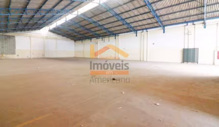 Salão industrial com 1.000m² em condomínio fechado no bairro machadinho em Americana SP  R$ 9.700,00