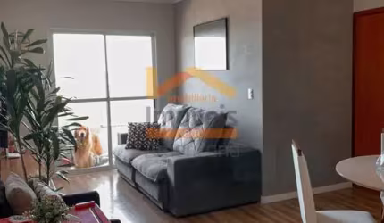 Apartamento à venda no Centro de Nova Odessa-SP: 3 quartos, 1 suíte, 3 salas, 2 banheiros, 1 vaga, 78m².