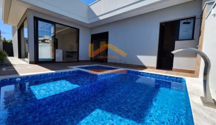 Casa de alto padrão em condomínio à venda em Nova Odessa-SP, Residencial Imigrantes: 3 quartos, 1 suíte, 2 salas, 3 banheiros, 2 vagas, 185m².