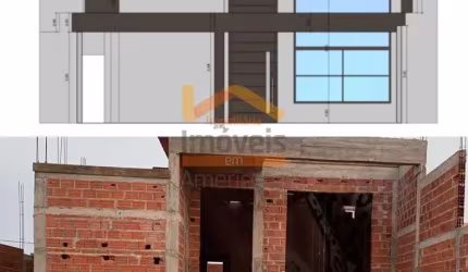 erreno com construção parcial mais projeto, bairro reserva centenária em sbo R$ 420.000,00