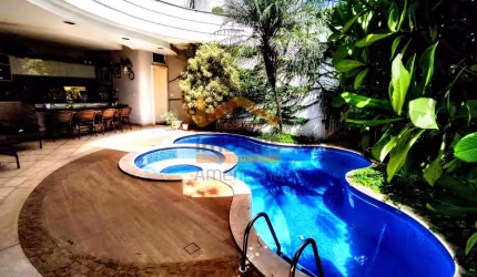 Belíssima casa em condomínio à venda em Americana-SP, Jardim Imperador! 3 quartos, 1 suíte, 3 salas, 4 banheiros, 4 vagas, 390m². Venha Conferir!