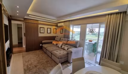 Imperdível apartamento à venda em Americana-SP, Vila Frezzarim: 3 quartos, 1 suíte, 2 salas, 2 banheiros, 2 vagas de garagem.