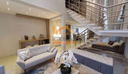 Lindo sobrado com acabamento de alto padrão no Condomínio Villagio! VENDA R$ 2.700.000,00