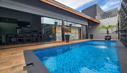 Imperdível: Casa à venda em Santa Bárbara D'oeste-SP, Terras de Santa Bárbara, 3 quartos, 1 suíte, 3 salas, 3 banheiros, 5 vagas, 245m².
