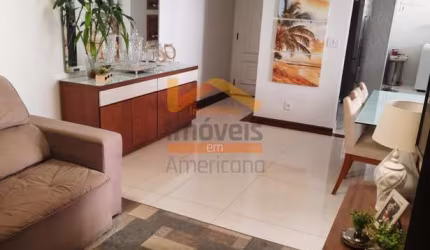 Apartamento à venda em Americana-SP: 3 quartos, 1 suíte, 2 salas, 2 banheiros, 2 vagas de garagem - Parque Residencial Nardini