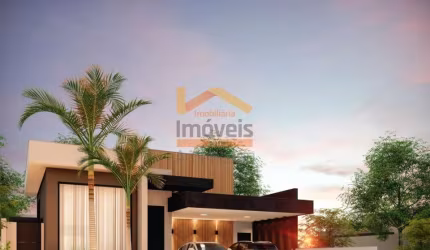 Casa de Condomínio à Venda em Nova Odessa-SP: 3 Quartos, 2 Suítes, 2 Salas, 4 Banheiros, 2 Vagas de Garagem - Vista Jardim 228m²