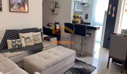 Apartamento à venda em Americana-SP: 3 quartos, 2 salas, 1 banheiro, 1 vaga de garagem no Parque Universitário - 60,00 m²