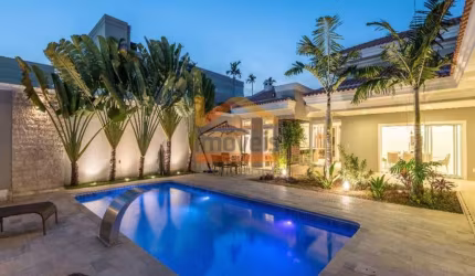 Imperdível Casa em Condomínio de Luxo em Americana-SP, Jardim Trípoli: 4 quartos, 4 suítes, 3 salas, 2 banheiros, 8 vagas, 632m².