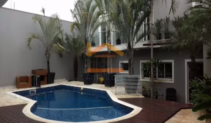 Casa de luxo em condomínio: 4 quartos, 4 suítes, 3 salas, 2 banheiros, 8 vagas de garagem, 640m² - Americana-SP.