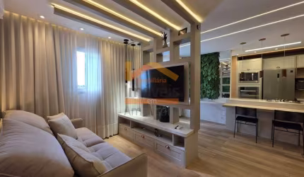 Apartamento à venda em Americana-SP, Campo Limpo: 3 quartos, 1 suíte, 2 salas, 2 banheiros, 2 vagas de garagem, 80m².