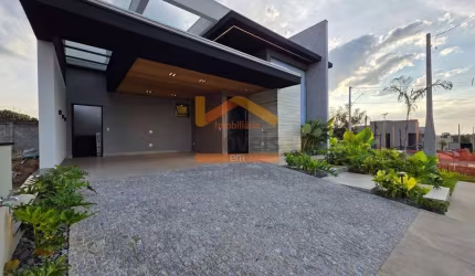 Casa de alto padrão à venda em condomínio exclusivo - Jardim Vitória, Nova Odessa-SP - 3 quartos, 3 suítes, 2 salas, 5 banheiros, 4 vagas, 184m².