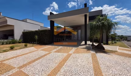 Casa de luxo em condomínio: 3 quartos, 3 suítes, 2 salas, 4 banheiros, 4 vagas na cidade de Americana-SP no bairro Parque Nova Carioba.