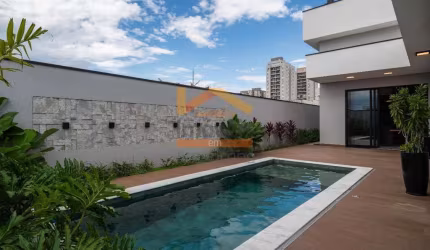 Casa de alto padrão em condomínio com 3 suítes e 4 vagas na cidade de Santa Bárbara D'oeste - Jardim Firenze