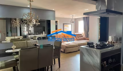 Lindo apartamento mobiliado   76,15m² com 2 dormitórios sendo 1 suíte .