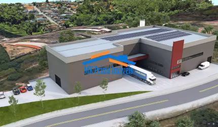 Galpão em Construção 2300m² 4 Docas Pé direito 12m- Itapecerica da Serra/SP