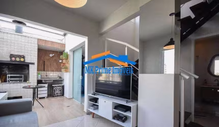 Linda Cobertura Duplex com 160m² e Móveis Planejados e Varanda Gourmet