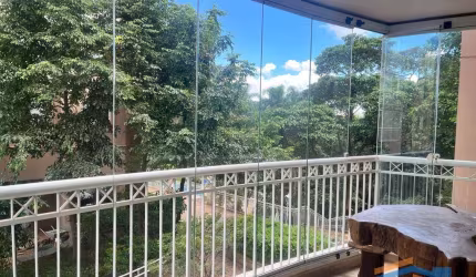 Apartamento Garden 110 m², 3 dormitórios, vista para o bosque.