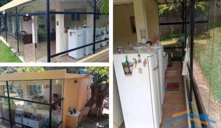 Casa c/ 300m², 2 quartos, piscina no Condomínio Granja Veridiana-Ibiúna SP