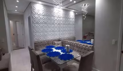 Apartamento com 54m², 02 Quartos, 01 Banheiro e Varanda. CITY BUSSOCABA.