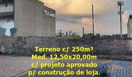 Terreno c/ 250m² no Jd. Abril/SP p/ Locação c/ Loja Comercial em construção