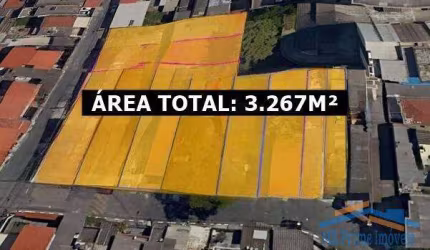 Terreno c/ 3.267m² p/ Prédio Residencial ou Comercial no Jaguaribe - Osasco