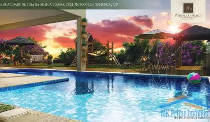 Lindo apartamento de 54m² com 2 dormitórios na Granja Viana.