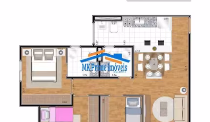 Apto 68m² 3 Quartos Suíte no Vitta Clube - Financ Direto com a Construtora
