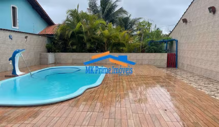 Casa térrea com Piscina - Itanhaém - MOBILIADA