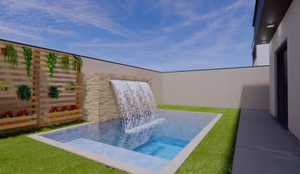 Linda  Casa Térrea  com 3 dormitórios Sendo  1 Suítes e 3 banheiros à Venda, 165 m²  no Bairro  Portal Ville  Jardins  em  Boituva - SP