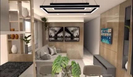 Lindo Apto com 84m2, 03 dormitórios Sendo 01 Suíte,  Sala,  Cozinha, 01 Vagas, Vila Pires - Santo André - SP.