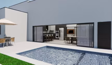 Lindo Casa Térrea de  227m² à venda no excelente  Condomínio  Central Parque   Salto- SP.