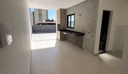 Linda Cobertura para á venda com 100m² com 02 Dormitórios Sendo 01 Suíte, no Bairro Valparaíso - Santo André - SP.