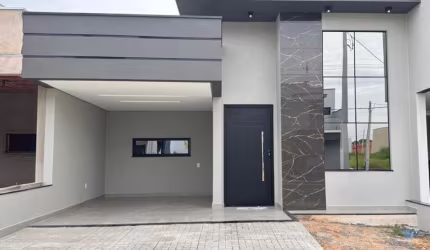 Linda Casa Térrea de 140m² de  área Construída e Terreno 200m2 à venda no excelente Condomínio Fechado  Gran Reserve  em Indaiatuba- SP.