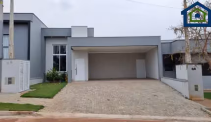 Linda Casa Térrea de 190m², de Área Construída, e Terreno de 250m², com Muito Verde no Condomínio Jardim Europa em Boituva - SP.